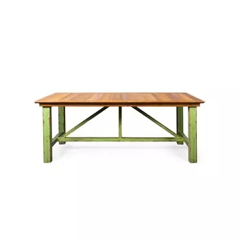 Стол обеденный solid black (desondo) зеленый 200x78x100 см.