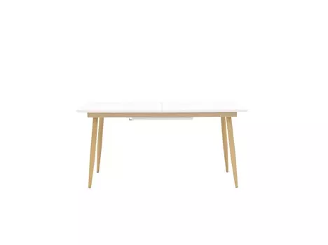 Стол обеденный стокгольм раскладной (stoolgroup) белый 220x75x90 см.