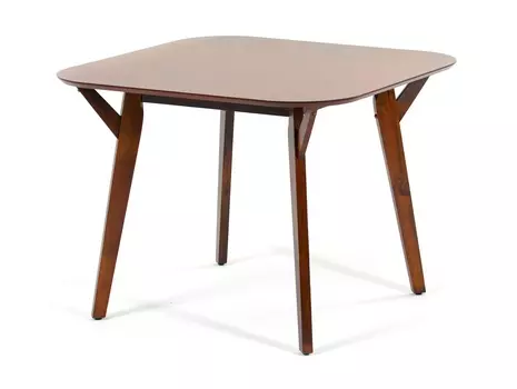 Стол обеденный terong (ecodesign) коричневый 100.0x76.5x100.0 см.