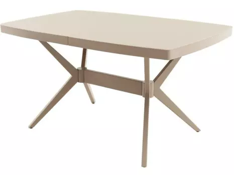 Стол «оскар» (аврора) бежевый 140x75x90 см.