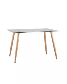 Стол освальд (stoolgroup) прозрачный 120x75x80 см.