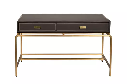 Стол письменный (garda decor) коричневый 126x76x66 см.