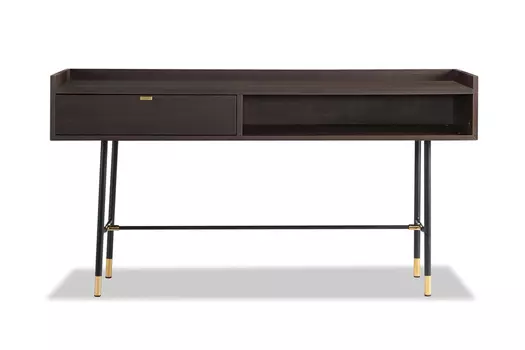 Стол письменный (garda decor) коричневый 150x80x40 см.