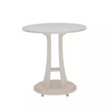 Стол подкатной акцент 2 (leset) белый 64 см.