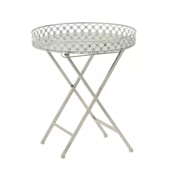 Стол-поднос montfoort (to4rooms) серебристый 56 см.