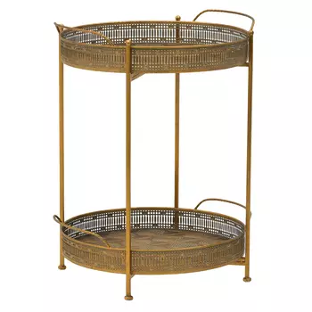 Стол-поднос pocket (to4rooms) золотой 67 см.