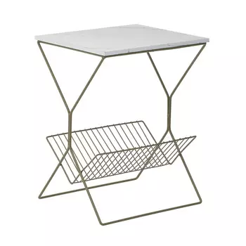 Стол-подставка для газет immense (to4rooms) белый 55.0x43.0x39.0 см.