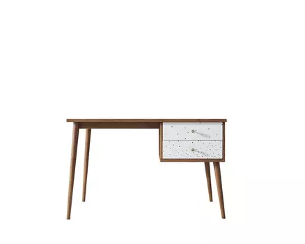 Стол рабочий berber (etg-home) белый 120x75x60 см.