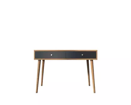 Стол рабочий berber (etg-home) черный 110x75x60 см.