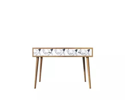 Стол рабочий berber (etg-home) серый 110x75x60 см.