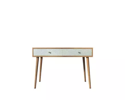 Стол рабочий berber (etg-home) зеленый 110x75x60 см.