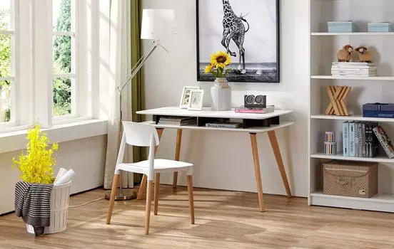 Стол рабочий (europe style) белый 120.0x75.0x70.0 см.