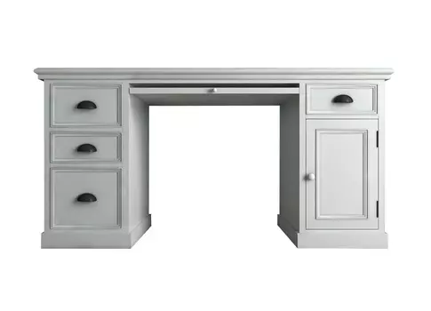 Стол рабочий palermo (etg-home) белый 150x77x70 см.