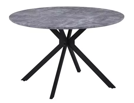 Стол ralf 120см, серая лава (bradexhome) серый 76 см.