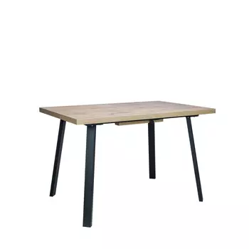 Стол раздвижной хаген 1р (leset) черный 120x75x80 см.