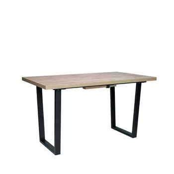 Стол раздвижной ларс 2р (leset) черный 140x75x80 см.