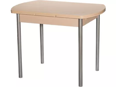 Стол раздвижной (древпром) бежевый 100x75x67 см.