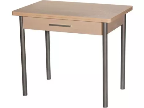 Стол раздвижной (древпром) бежевый 90x75x60 см.