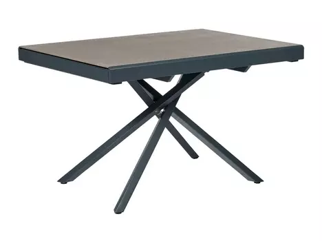 Стол раздвижной melania серый (bradexhome) серый 120x75x86 см.