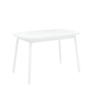 Стол раздвижной мидел (leset) белый 70x75x120 см.