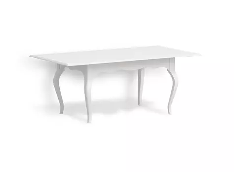 Стол раздвижной снежный прованс (la neige) белый 152.0x77.6x106.0 см.