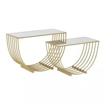 Стол resource (to4rooms) золотой 70x47 см.