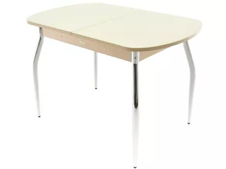 Стол «ривьера» (аврора) бежевый 110x74x70 см.