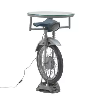 Стол route (to4rooms) серый 58x95x58 см.