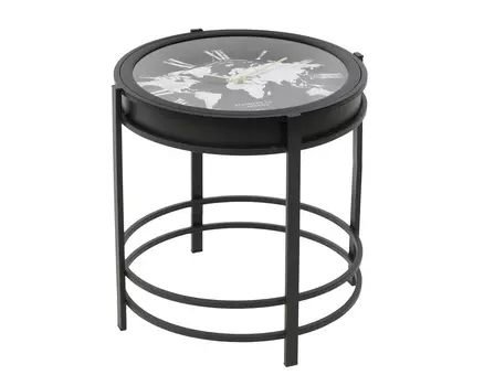 Стол с часами somer (to4rooms) черный 41 см.