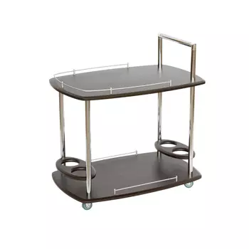 Стол сервировочный эсперанс (leset) коричневый 50x78x75 см.