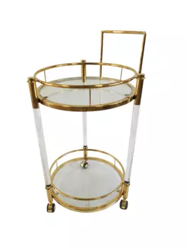 Стол сервировочный моника mh14dc, золото (ist casa) прозрачный