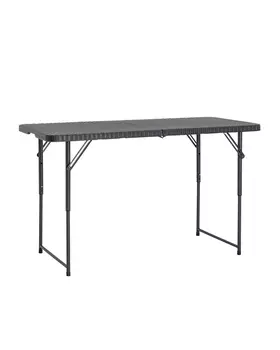 Стол складной кейт (stoolgroup) черный 122x74x61 см.