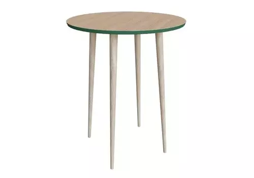Стол спутник мини шпон зеленый (woodi) зеленый 74 см.