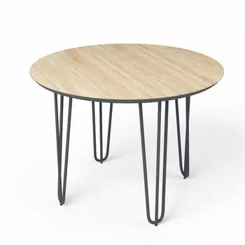 Стол спутник (woodi) серый 75 см.