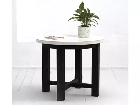 Стол старый друг в белом цвете (archpole) белый 120x75x120 см.