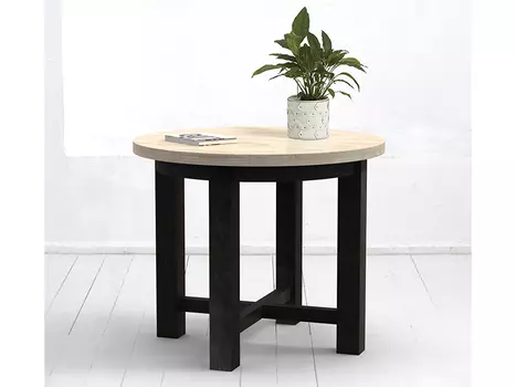 Стол старый друг в белом цвете (archpole) бежевый 120x75x120 см.