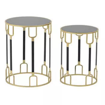 Стол straw (to4rooms) золотой 53 см.