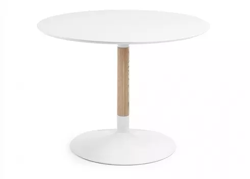Стол tic (la forma) белый 75 см.