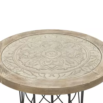 Стол (to4rooms) черный 80x58x80 см.