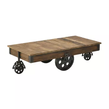 Стол (to4rooms) коричневый 136x34x65 см.