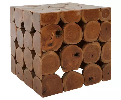 Стол (to4rooms) коричневый 45x45x45 см.