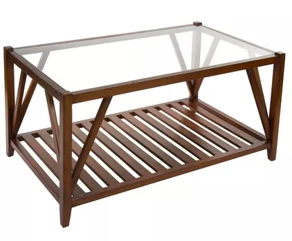 Стол (to4rooms) коричневый 50x70x120 см.