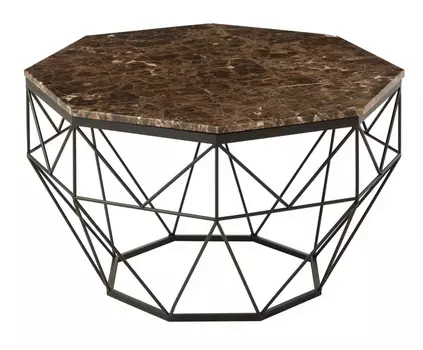 Стол (to4rooms) коричневый 67x45x67 см.