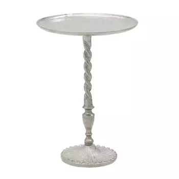 Стол (to4rooms) серебристый 38x54x38 см.