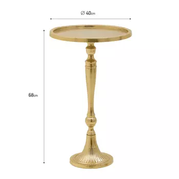 Стол (to4rooms) золотой 40x68x40 см.