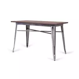 Стол tolix (desondo) коричневый 120x75x60 см.