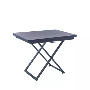 Стол-трансформер манхэттен (leset) черный 100x76x70 см.