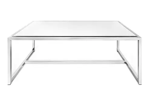 Стол victoria (zmebel) серебристый 126x45x66 см.