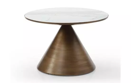 Стол журнальный ct9346ci белый керамика (esf) белый 46.0 см.