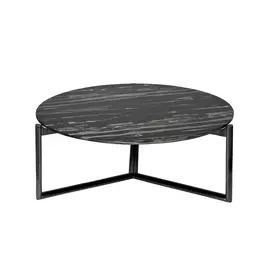 Стол журнальный (garda decor) черный 38 см.